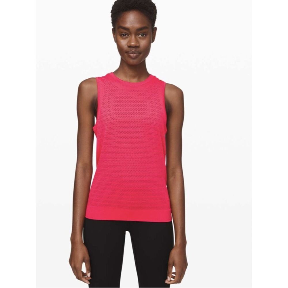 lululemon athletica Breeze By Muscle Tank II - Heartthrob Pink